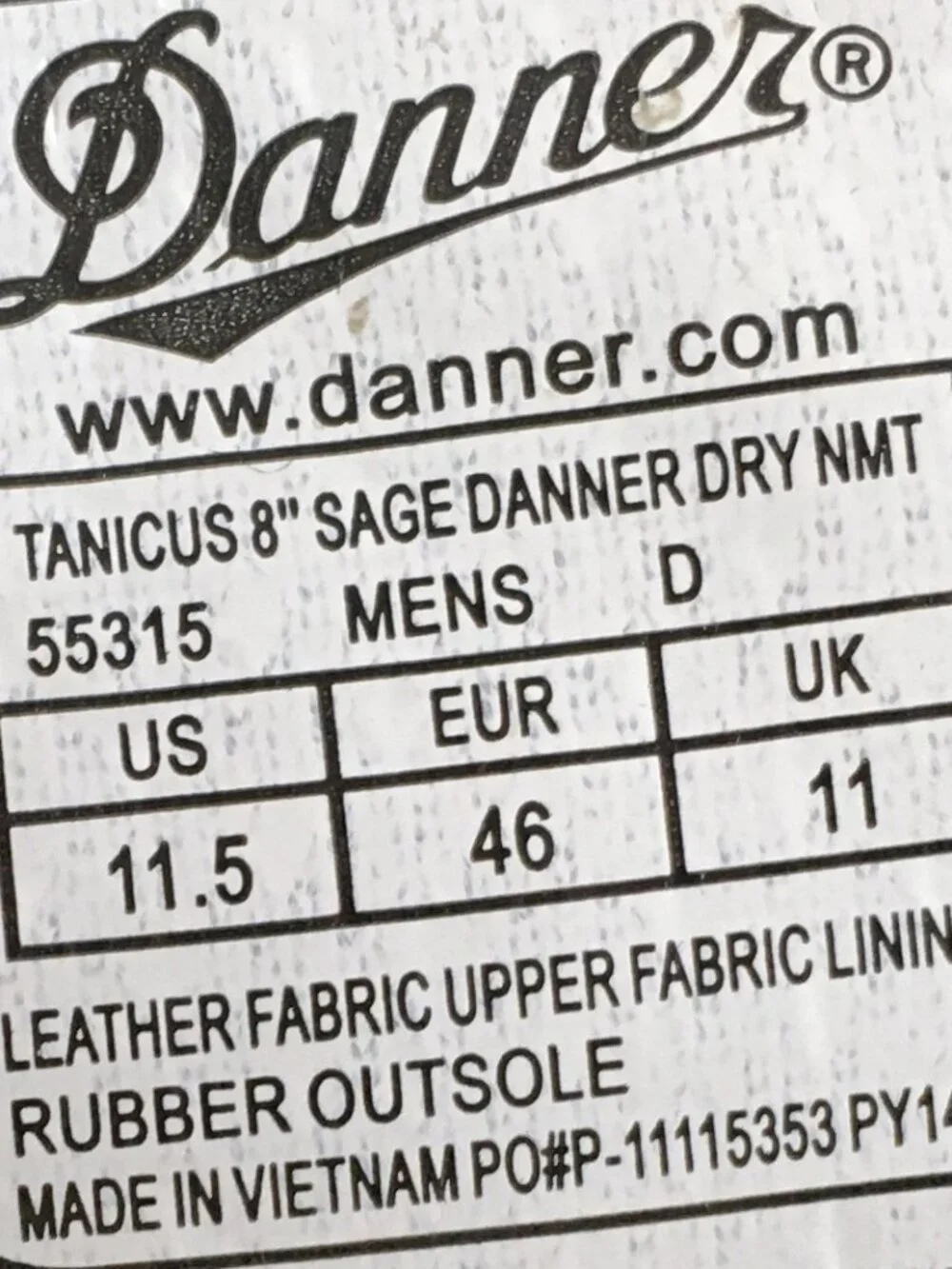 Danner tanicus tactical