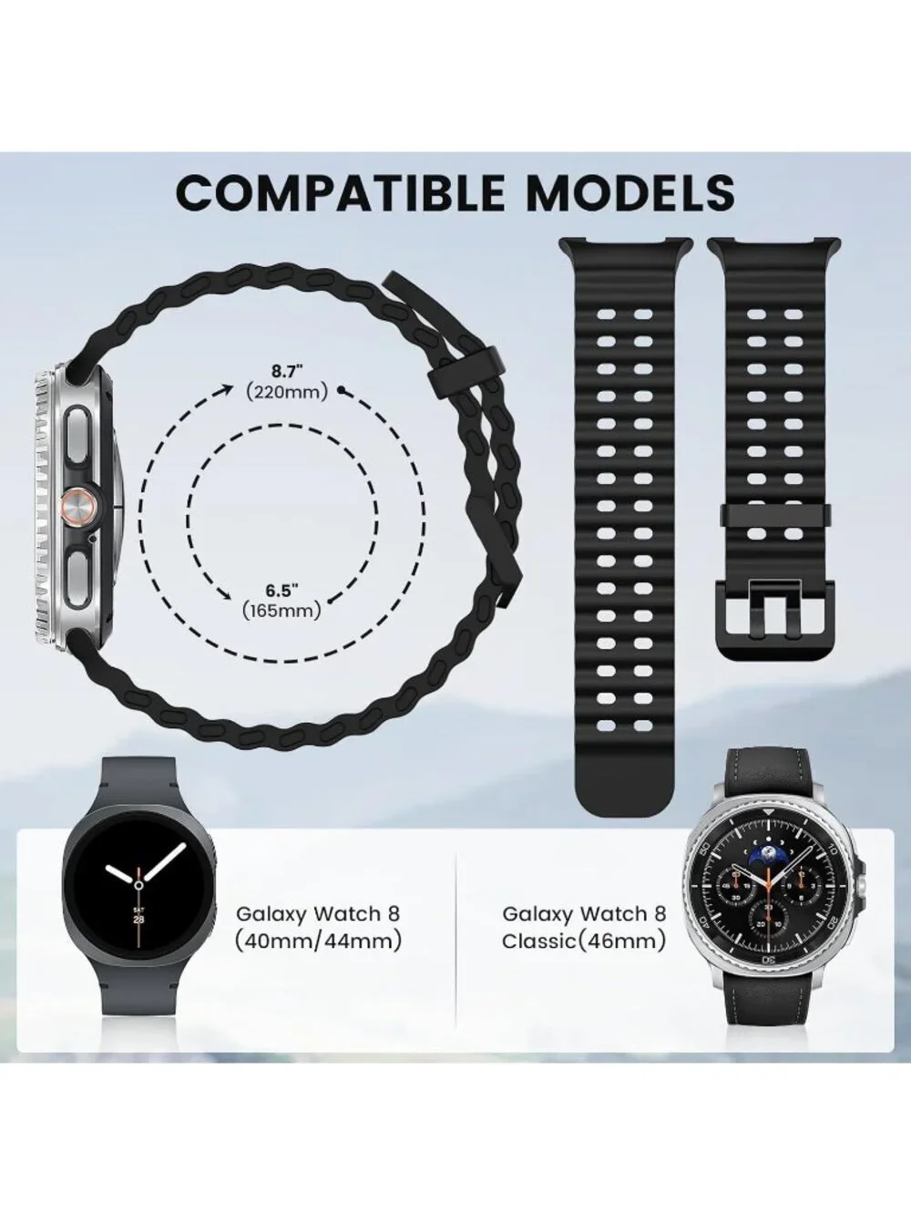Unisex White Analog Quartz Breathable Marine Replacement Samsung Galaxy Watch