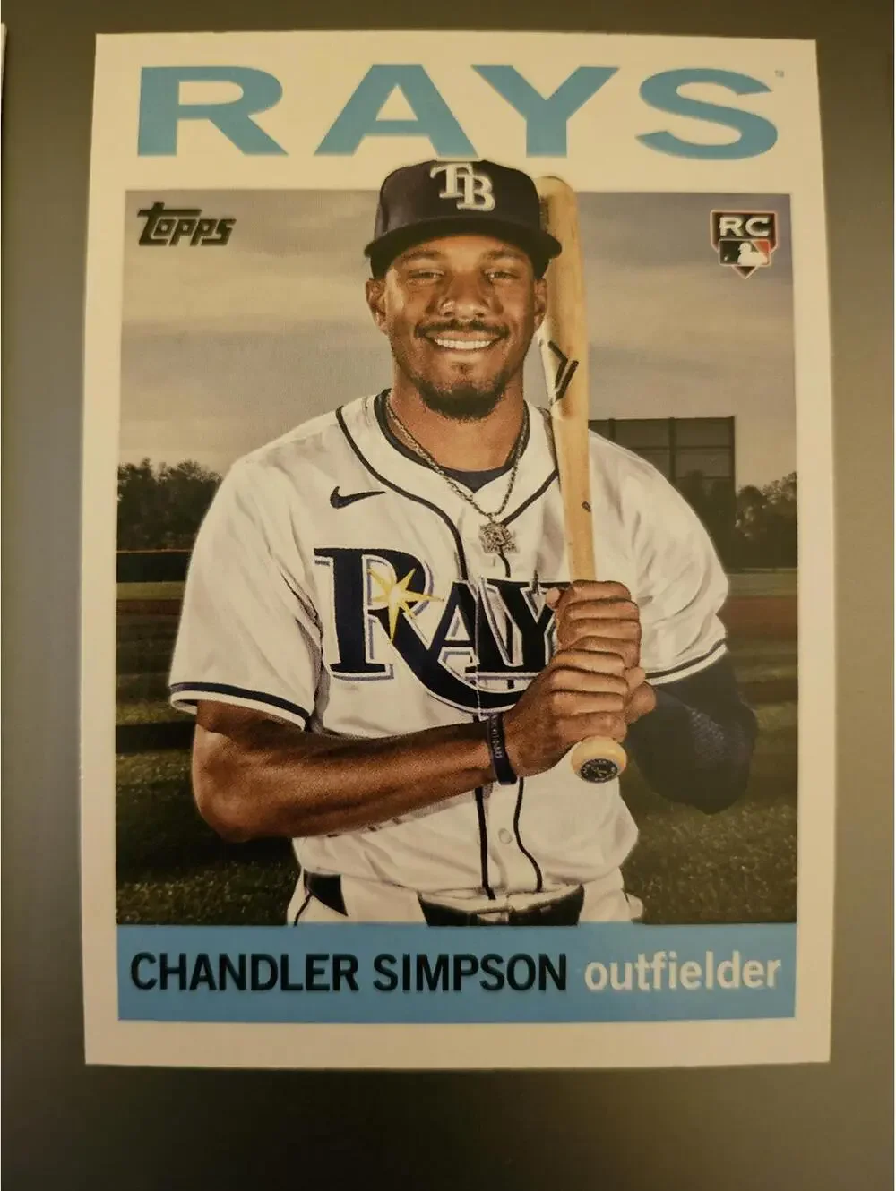 Chandler Simpson (RC) Rookie Card- 2025 Topps Archives #27 -  Rays - RAW mint