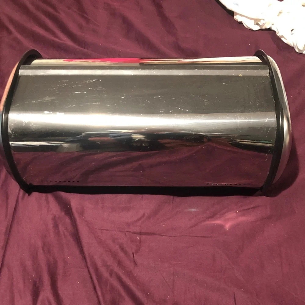Simpli-Magic Silver Bread Box