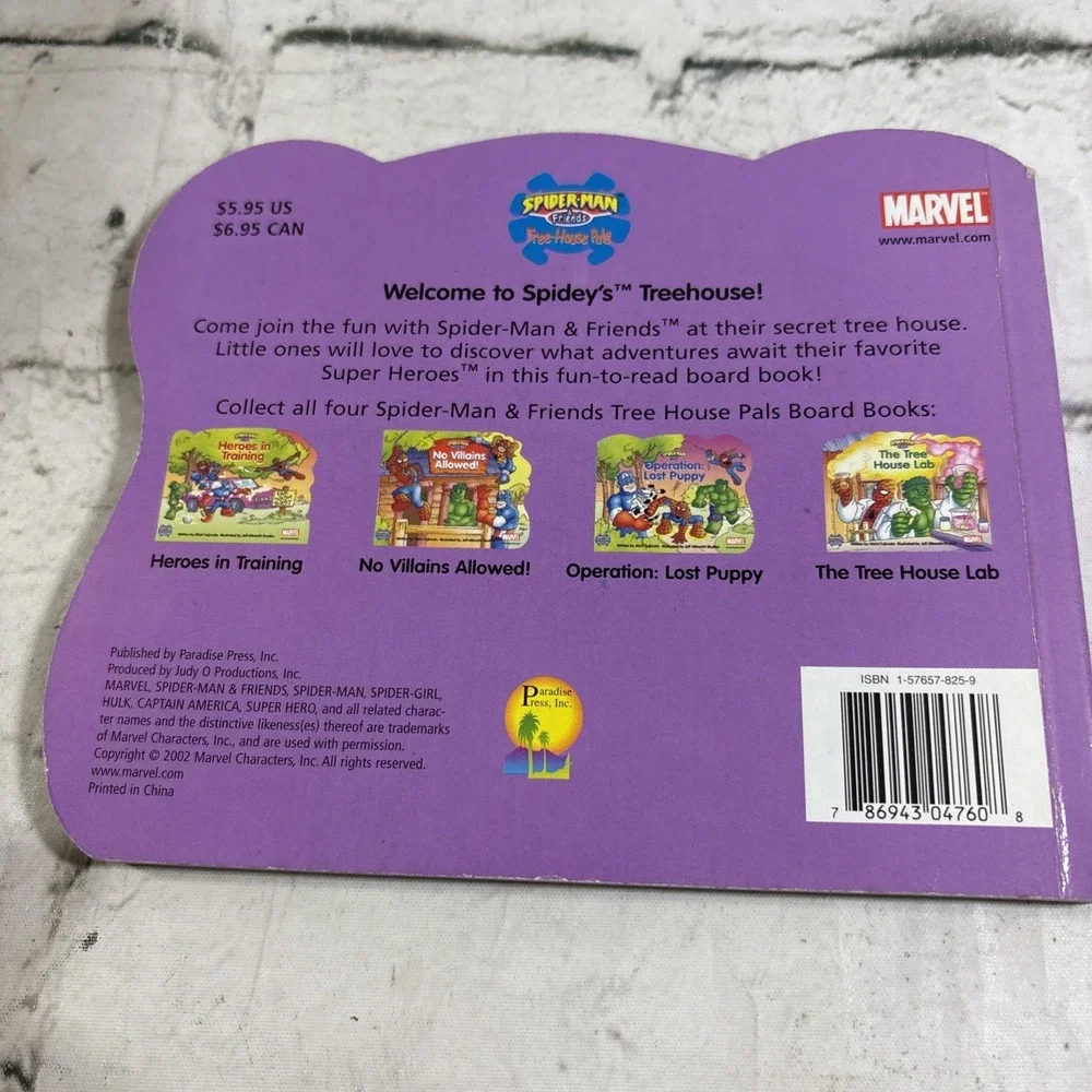 Spider-Man & Friends Operation Lost Puppy Board Book