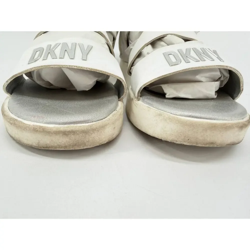 Dkny white strappy
