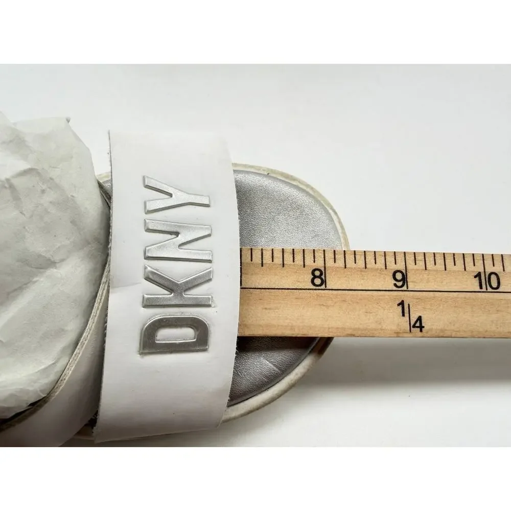 Dkny white strappy