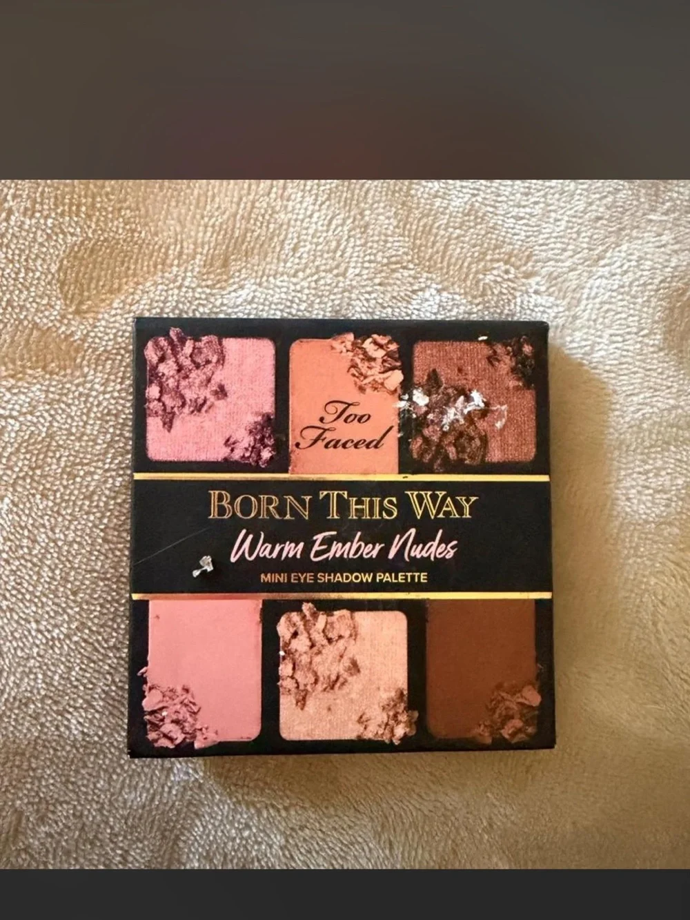 Too Faced Born This Way Warm Amber Nudes Mini Eyeshadow Palette