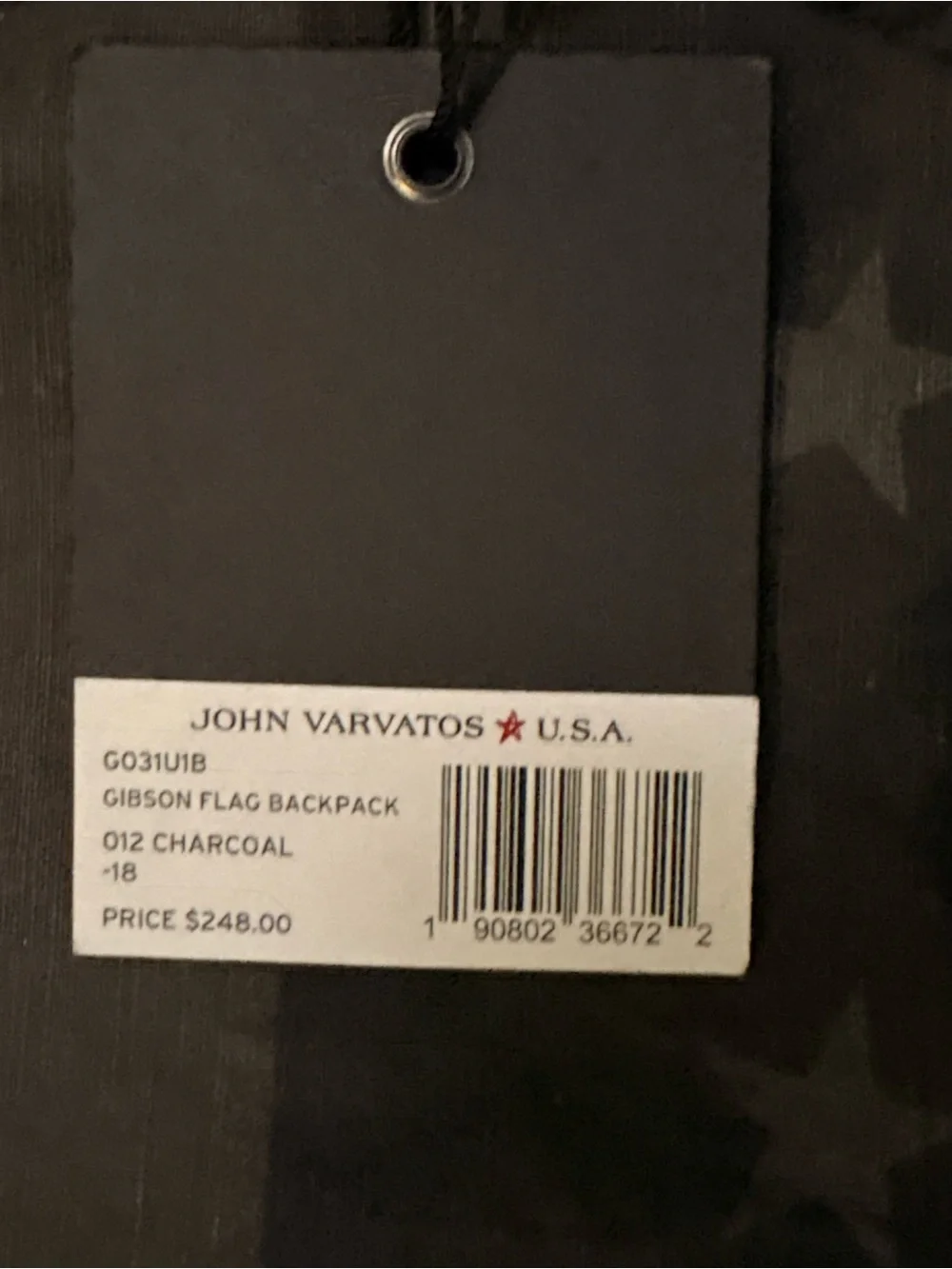 John Varvatos new tags