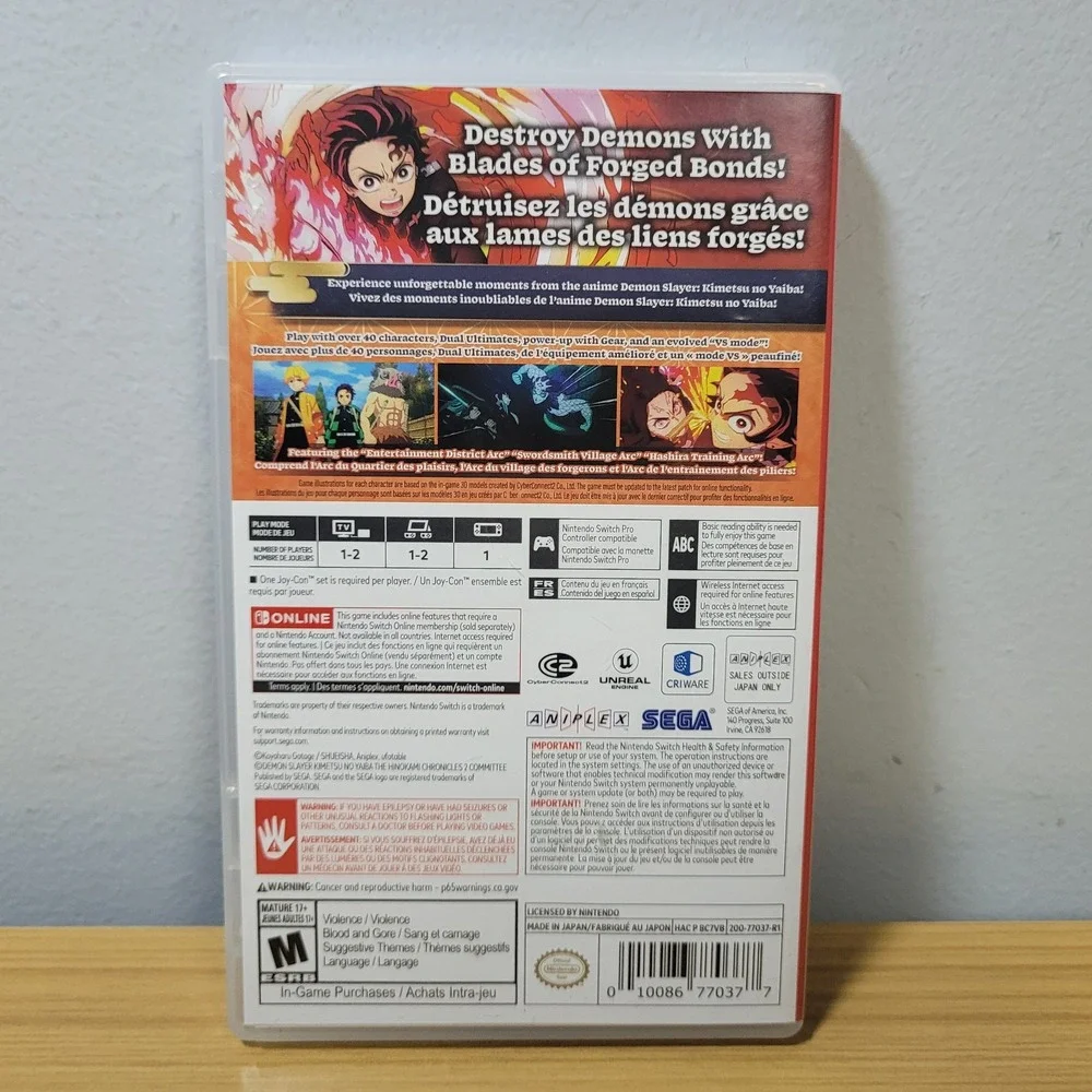 Nintendo demon slayer