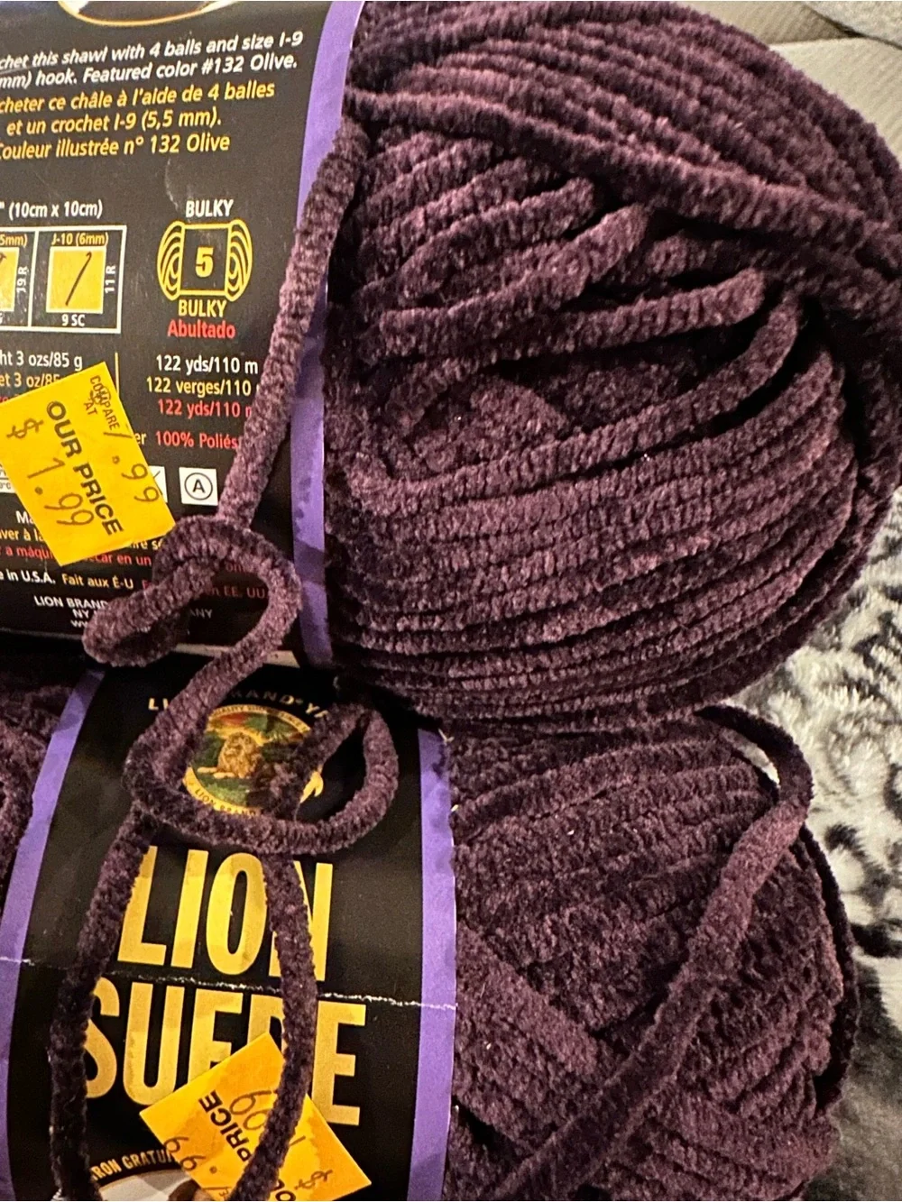 Lion Brand Yarn up sale