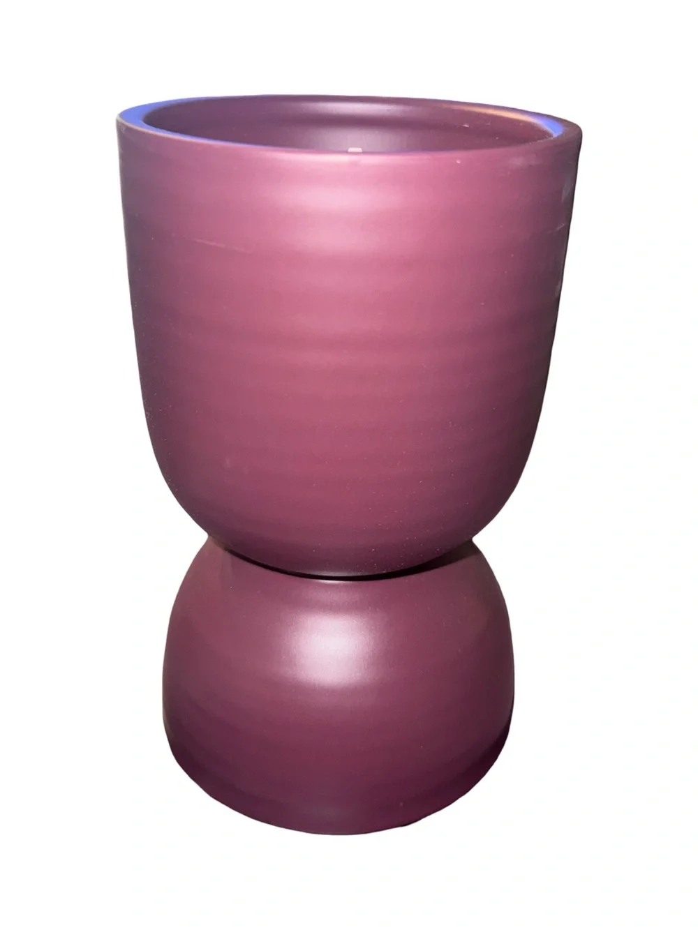 Threshold burgundy scented