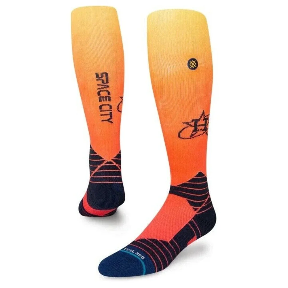 Stance MLB City Connect HOUSTON ASTROS OTC Socks Baseball Large 9-13 L Brand New