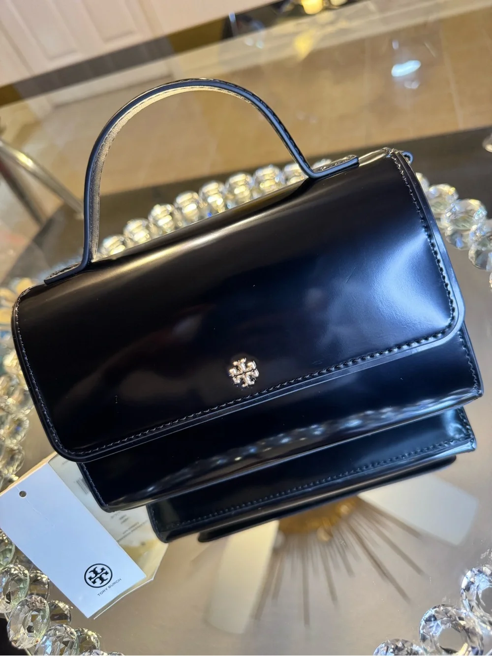 Tory Burch logo handle