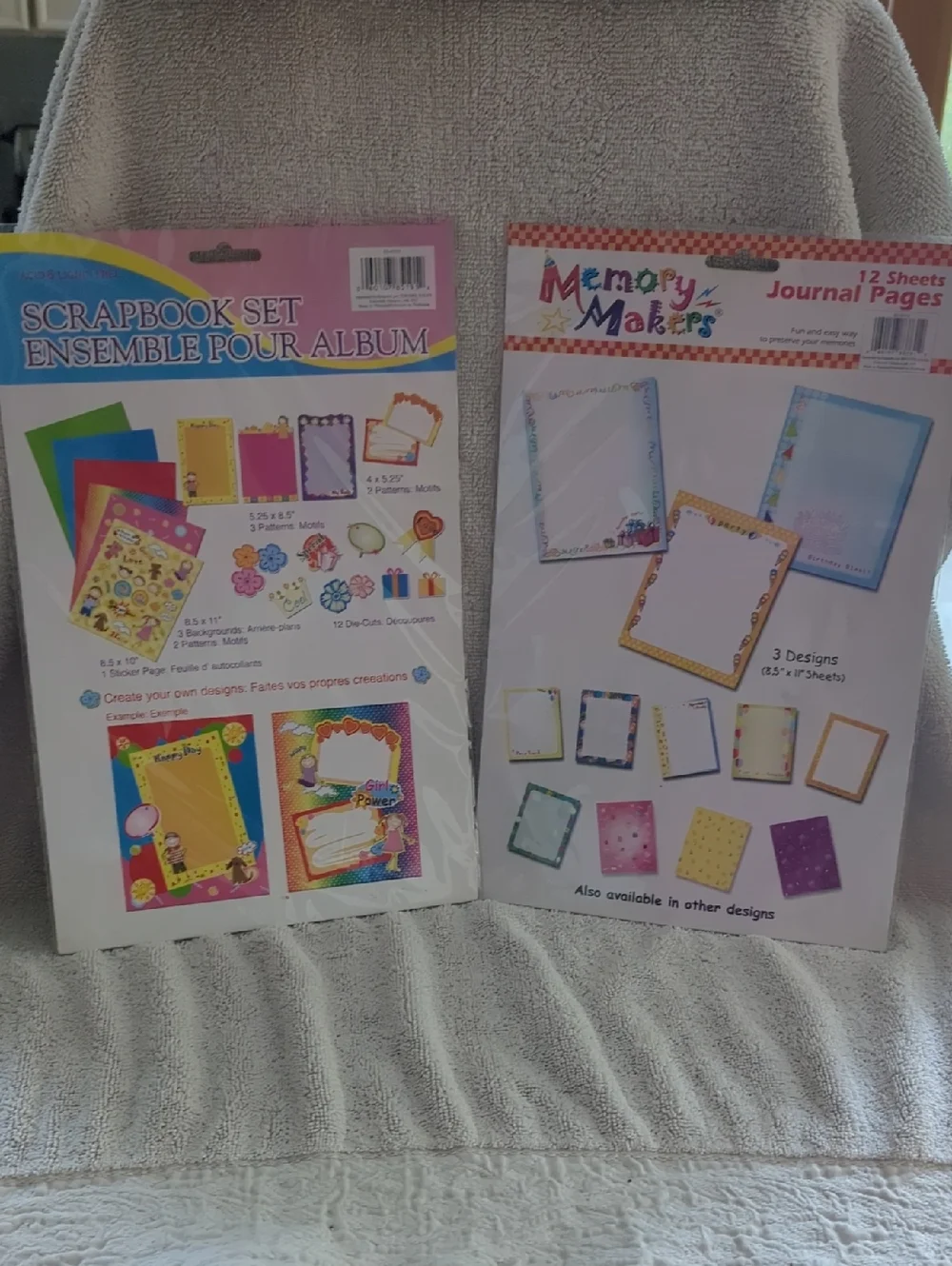 Memory Maker & Scrapbook Set Party Paper Pack - Pink, Multicolor