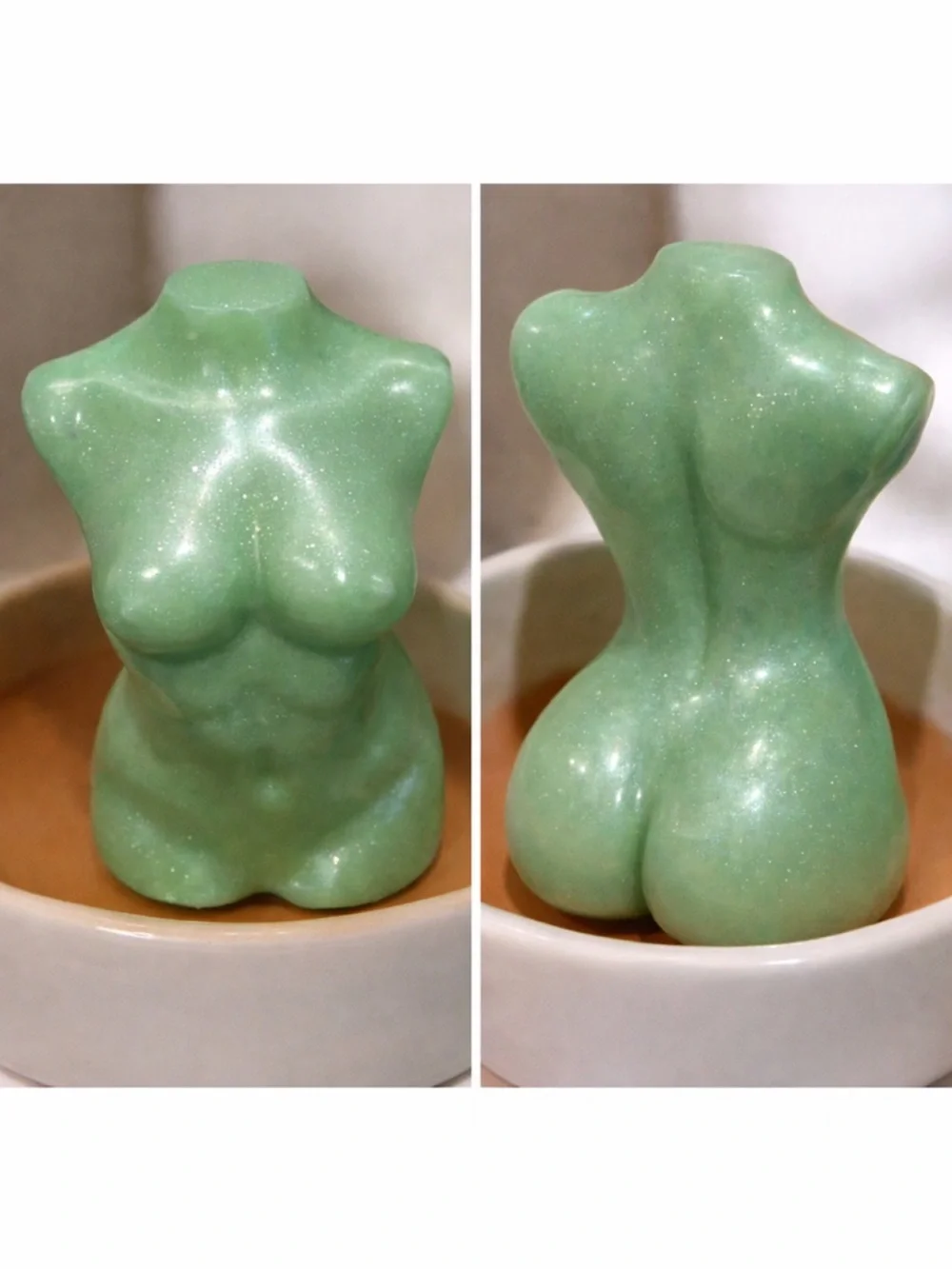 Sandalwood SOAP torso shea butter & goat milk 4x2.5in 6oz