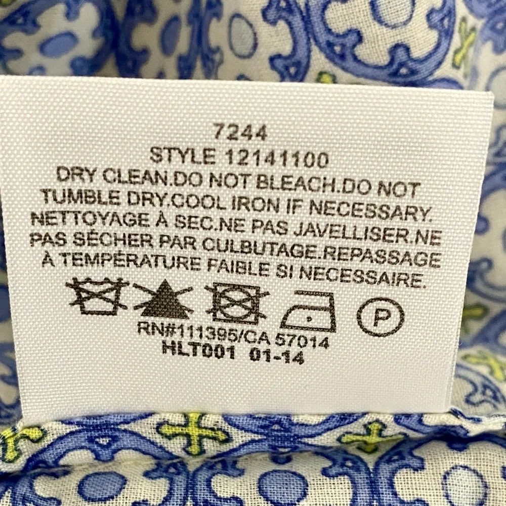 Tory Burch measurements pit
