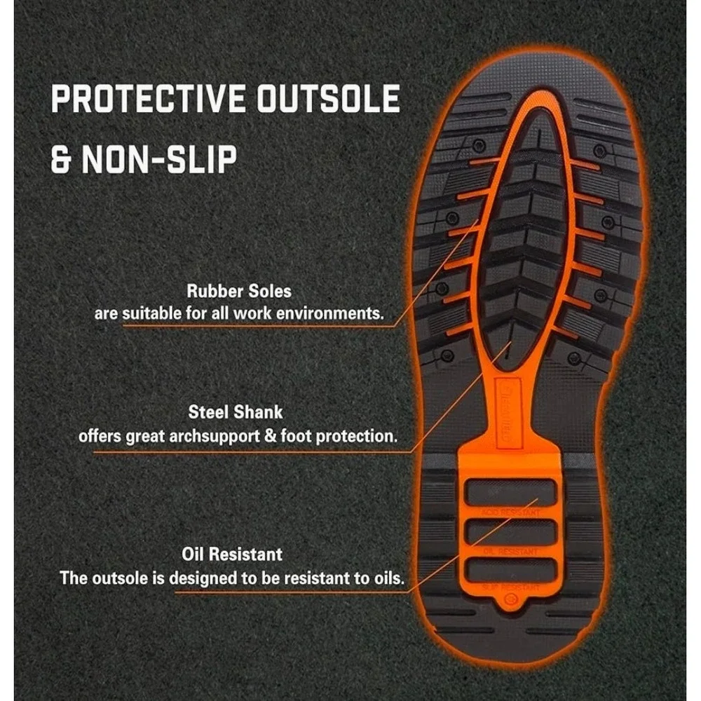 GIEESHIELD steel toe