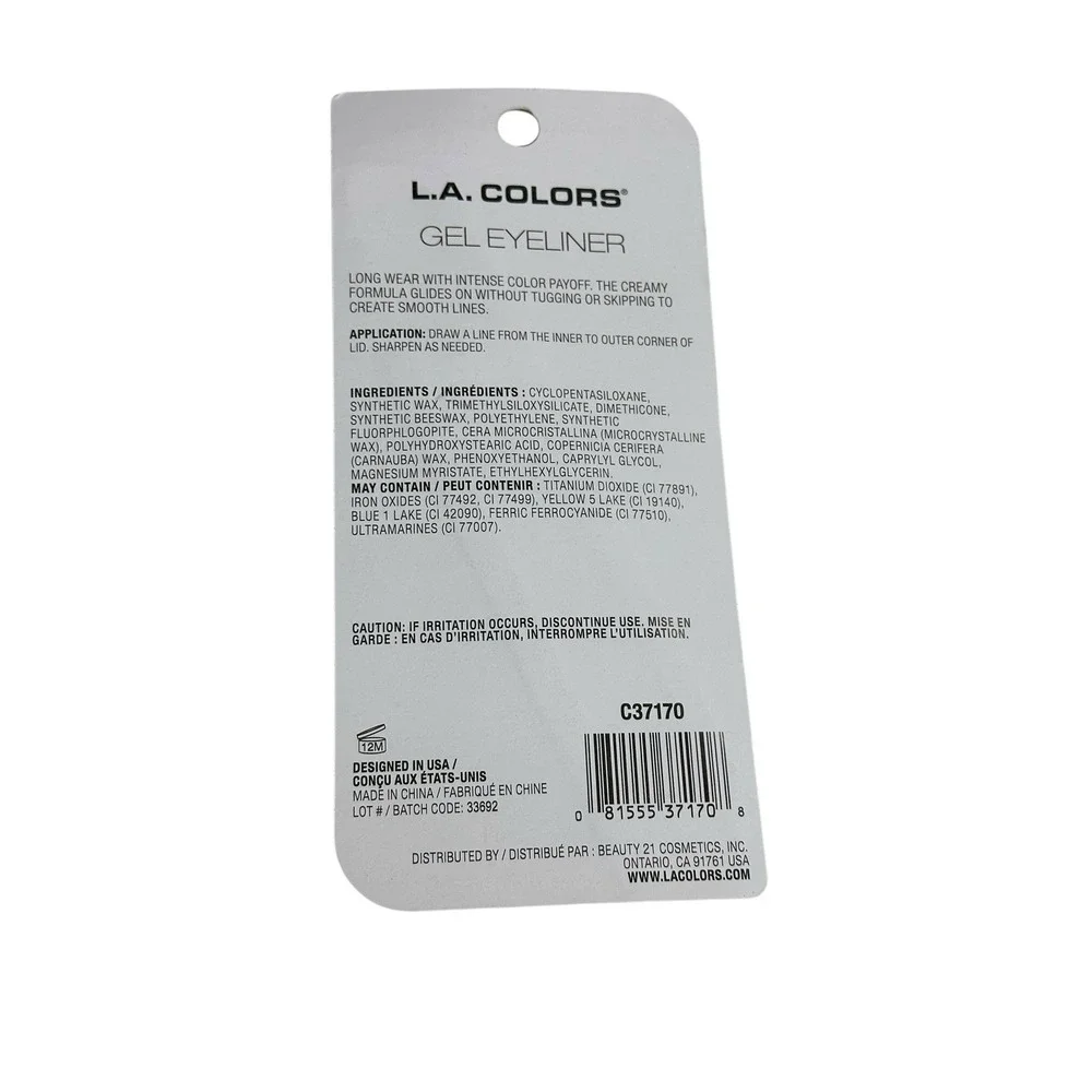 L.A. Colors white gel