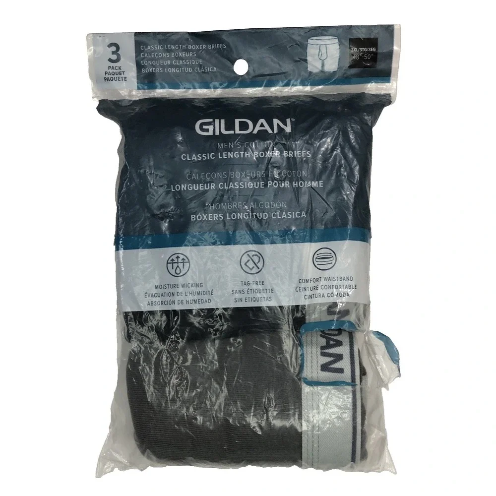 Gildan Boxer Briefs‎ Men's Size 3XL 48'-50