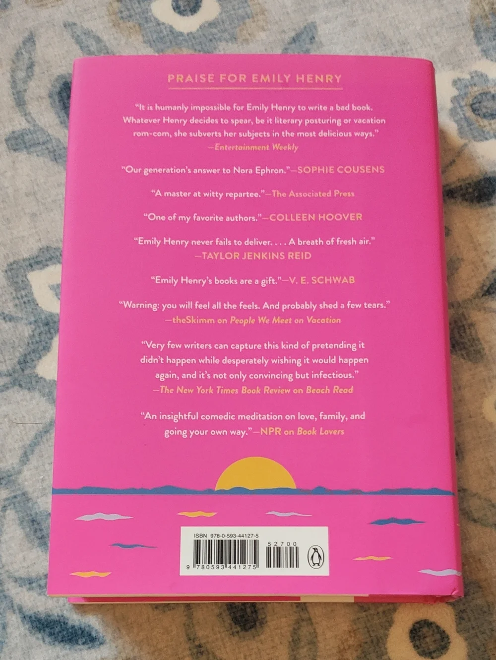 Author Emily Henry new college