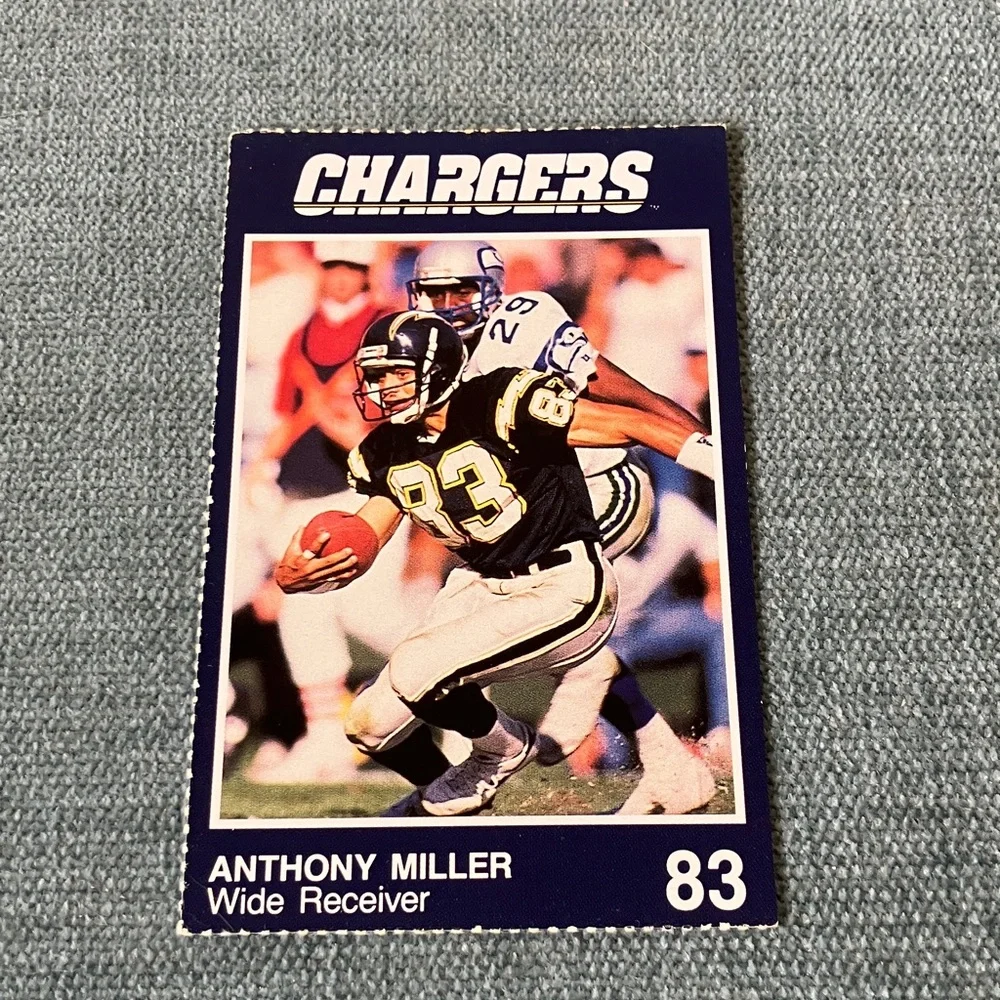 Chargers NFL Football Trading Card Football Card