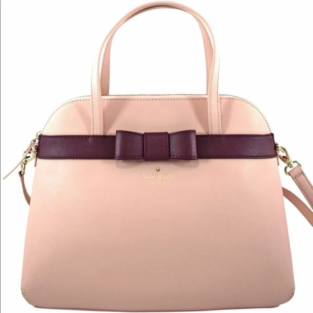 kate spade pink burgundy