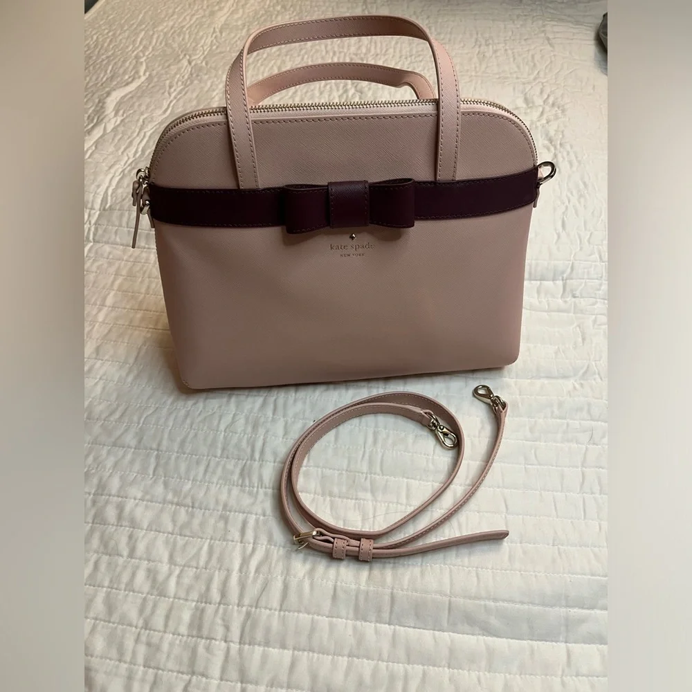kate spade pink burgundy