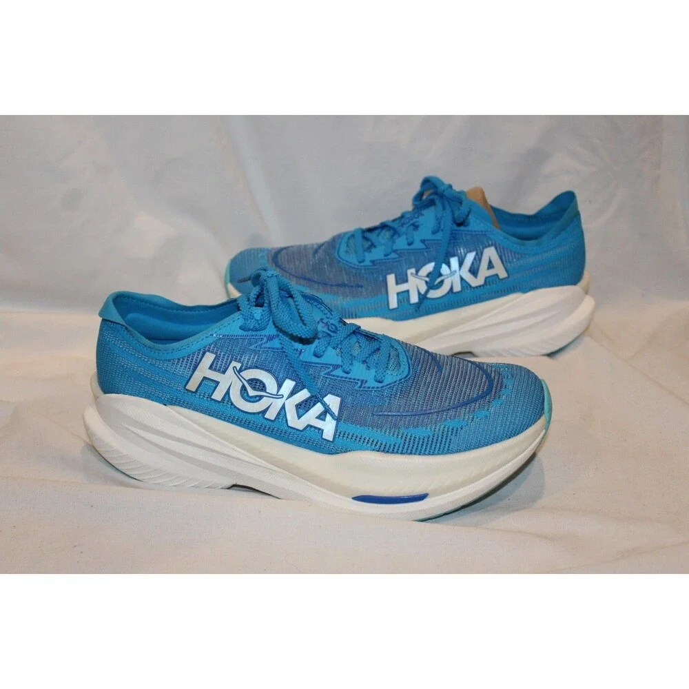 NEW Hoka One Men's MACH X 2 RUNNING SNEAKERS‎ SYVR BLUE SZ 11 NEW $190