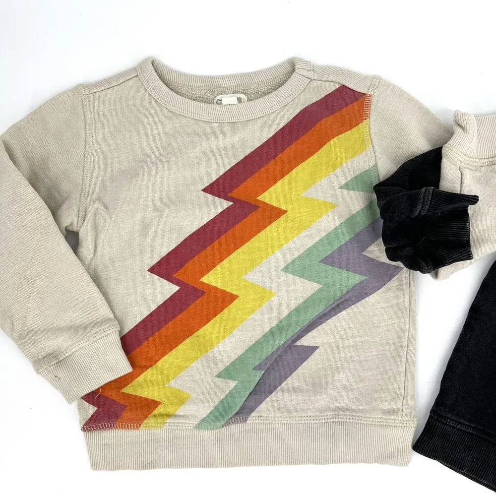 Gymboree Size 2T Lot of Two Sweatshirts Rainbow Surf Pride