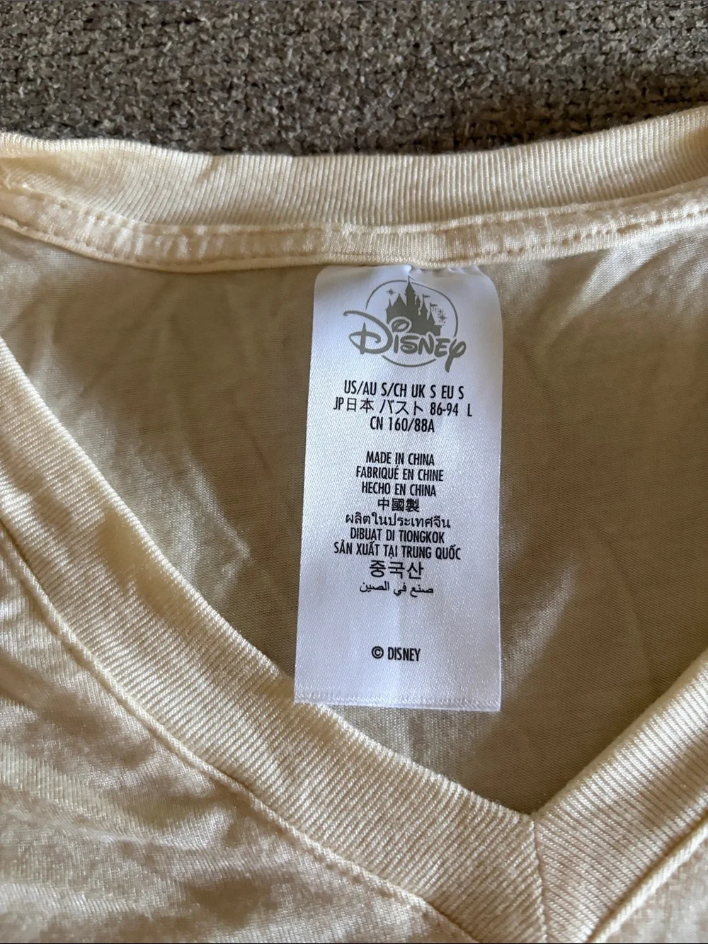 Disney girls size