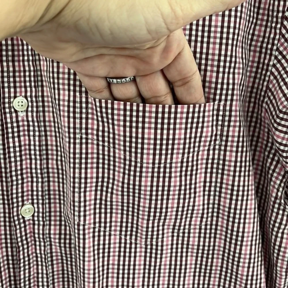J.Crew 80’s‎ 2 ply 100% cotton button down plaid long sleeve shirt