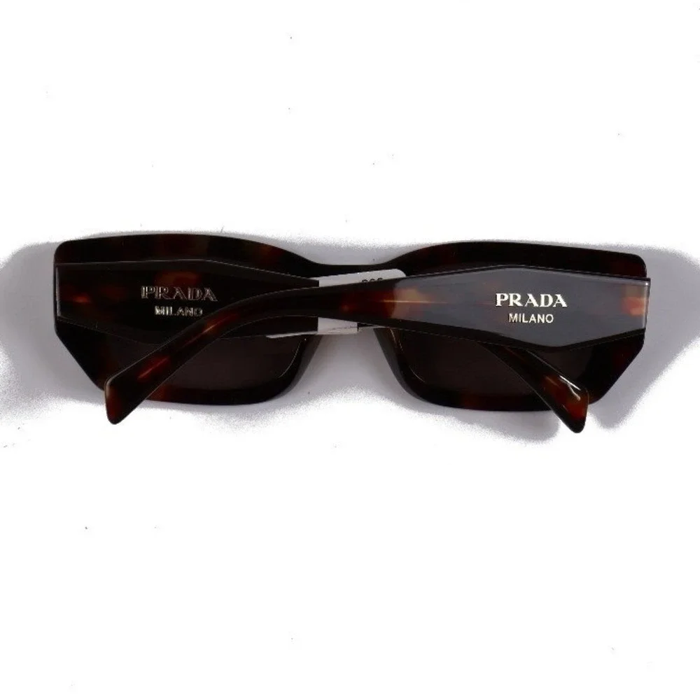 Prada Sunglasses PR B05S Tortoise Shell Rectangular Brown NWT 430