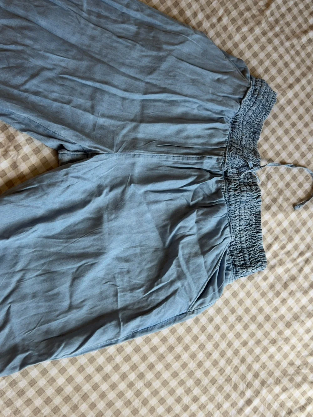 SO Men's Light Blue Drawstring Lounge Pants