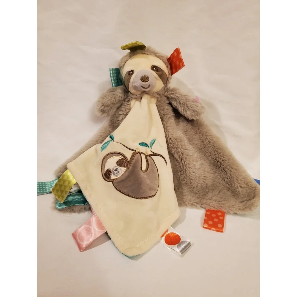 TAGGIES Mary‎ Meyer Baby Sensory SECURITY BLANKET SLOTH Plush Lovey 13