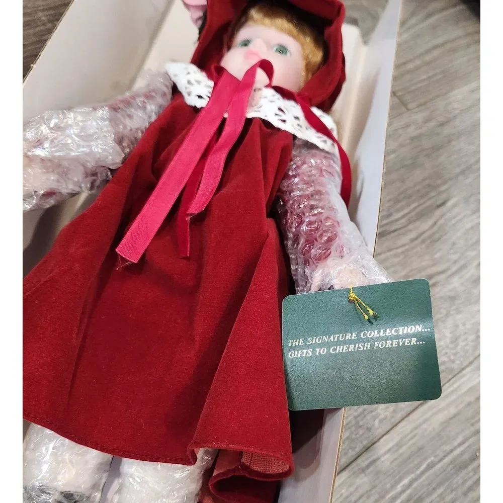 NEW Studio 5 Collection Genuine Porcelain Doll Collectible w/ Stand Hand Painted