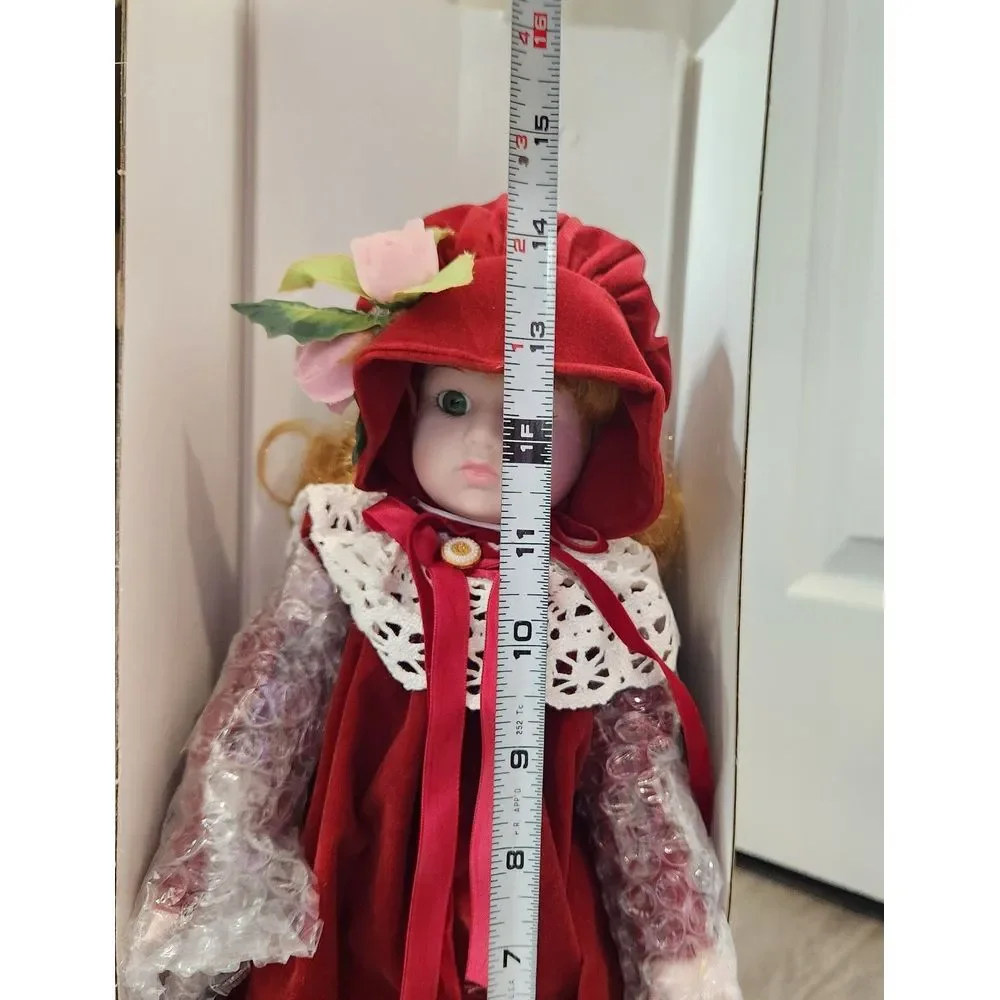 NEW Studio 5 Collection Genuine Porcelain Doll Collectible w/ Stand Hand Painted