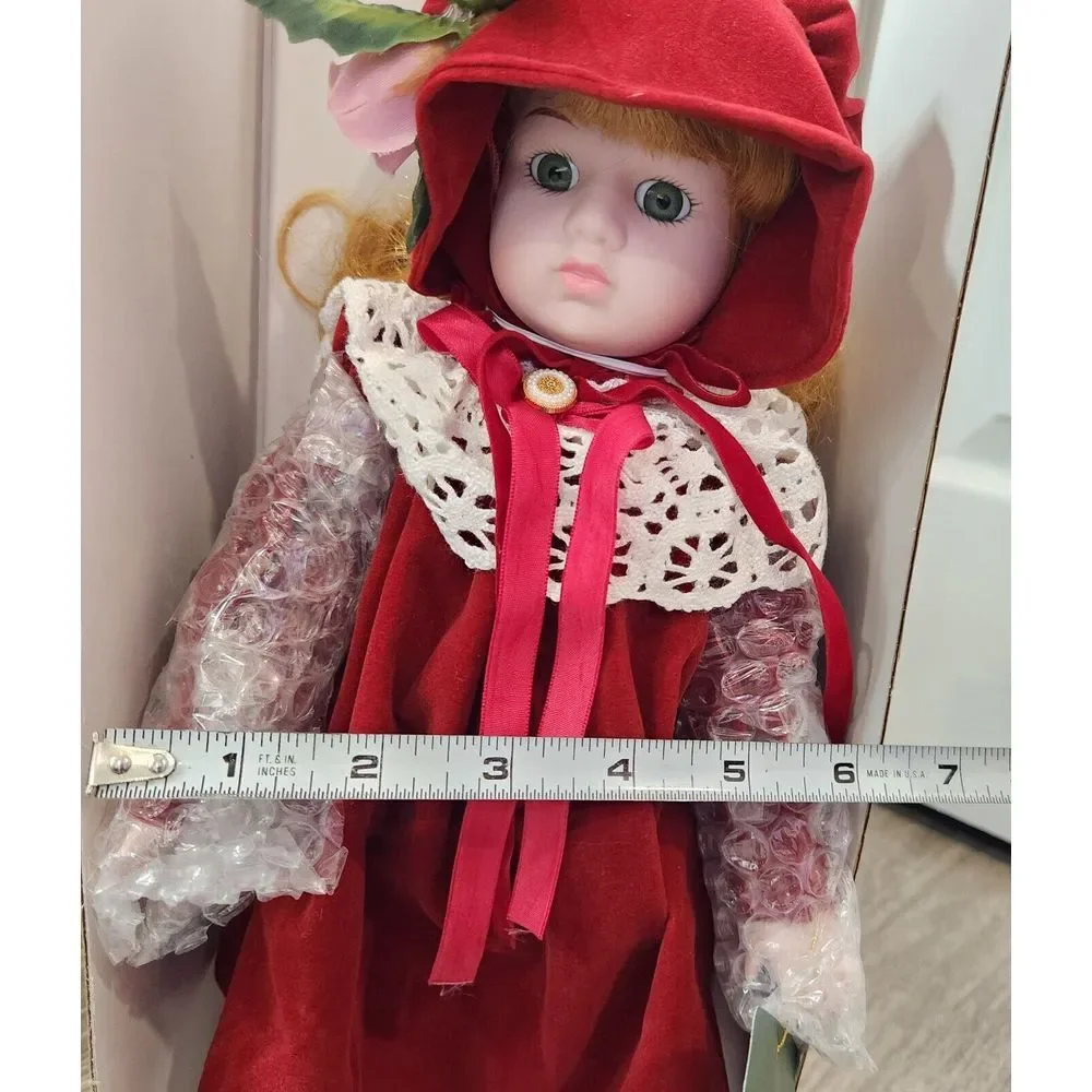 NEW Studio 5 Collection Genuine Porcelain Doll Collectible w/ Stand Hand Painted