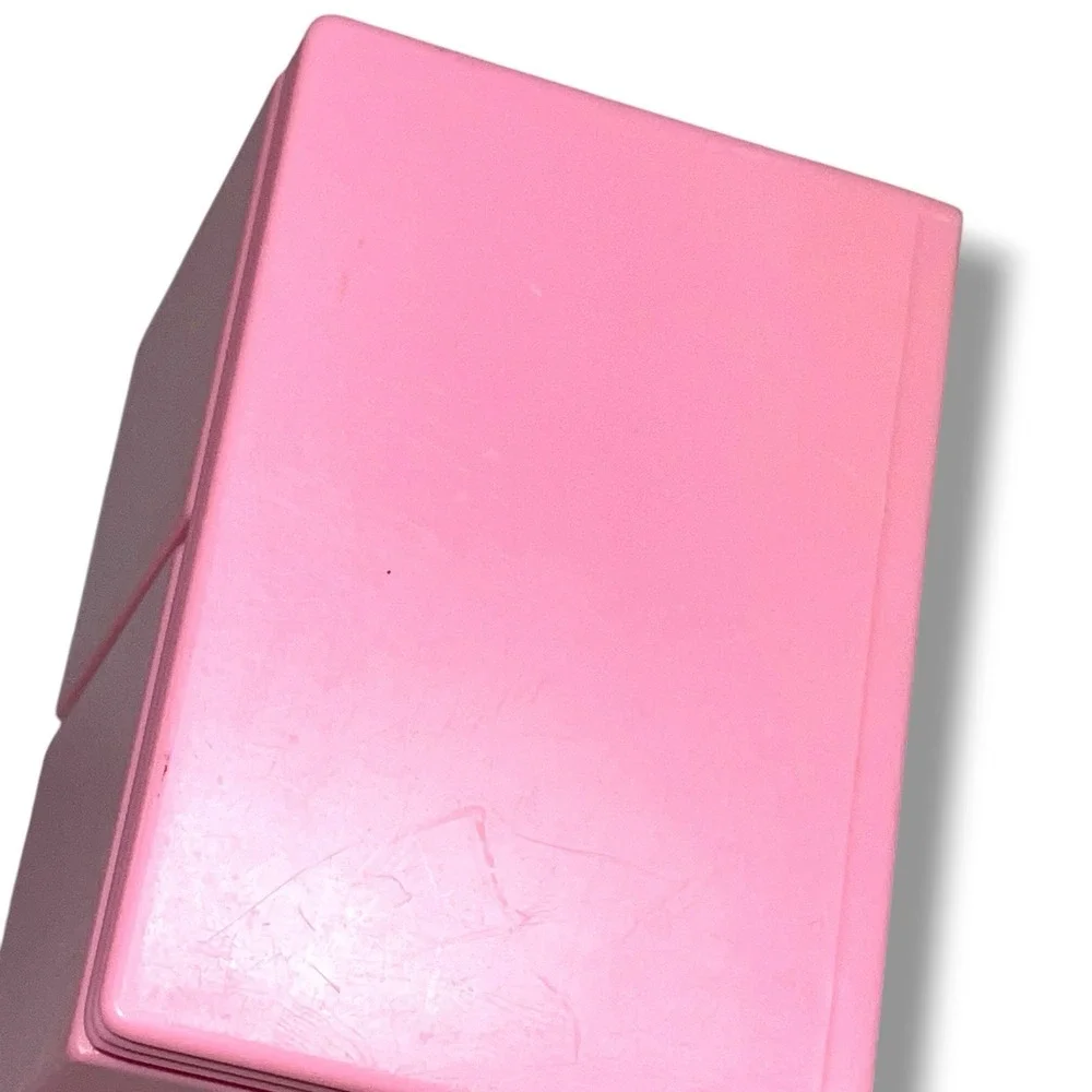 Vintage‎ Mattel 1987 Pink Living Room Chair And Cabinet