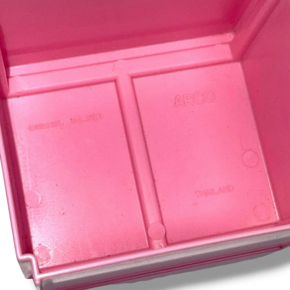 Vintage‎ Mattel 1987 Pink Living Room Chair And Cabinet