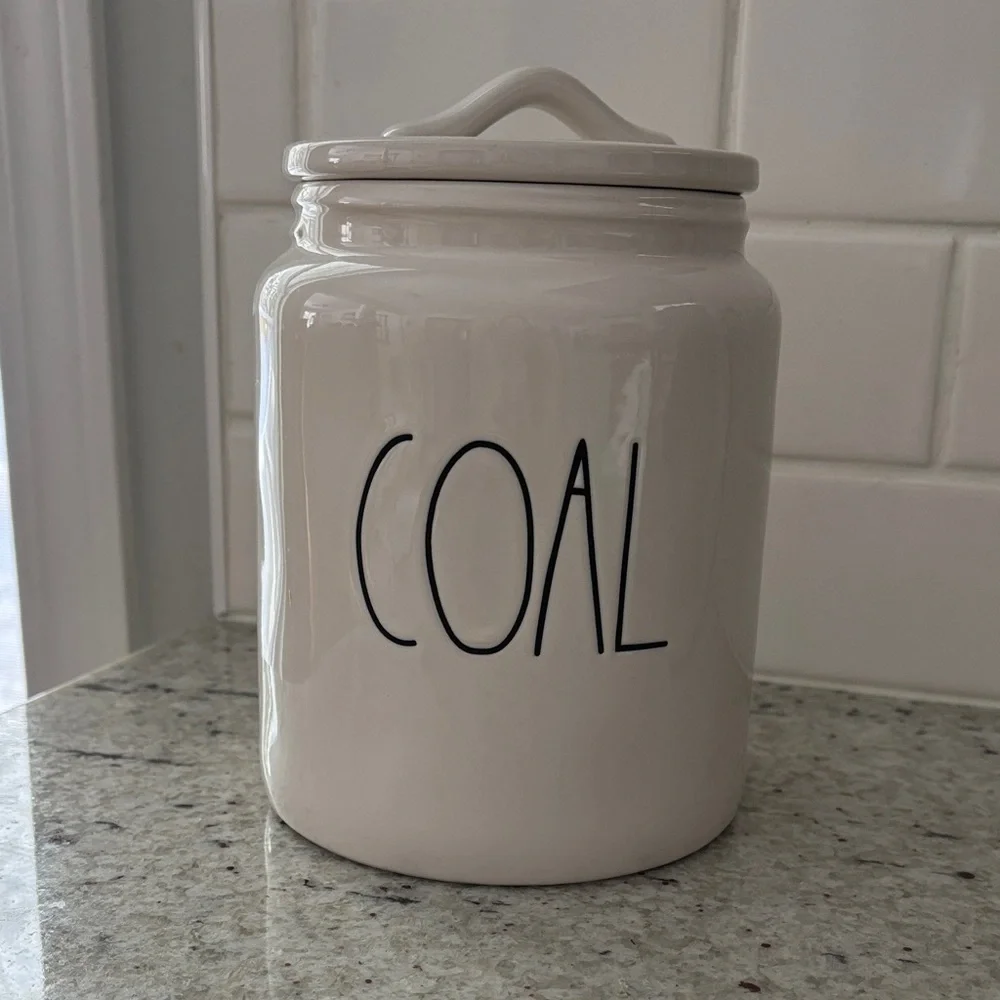 Rae Dunn Artisans Collection Coal canister