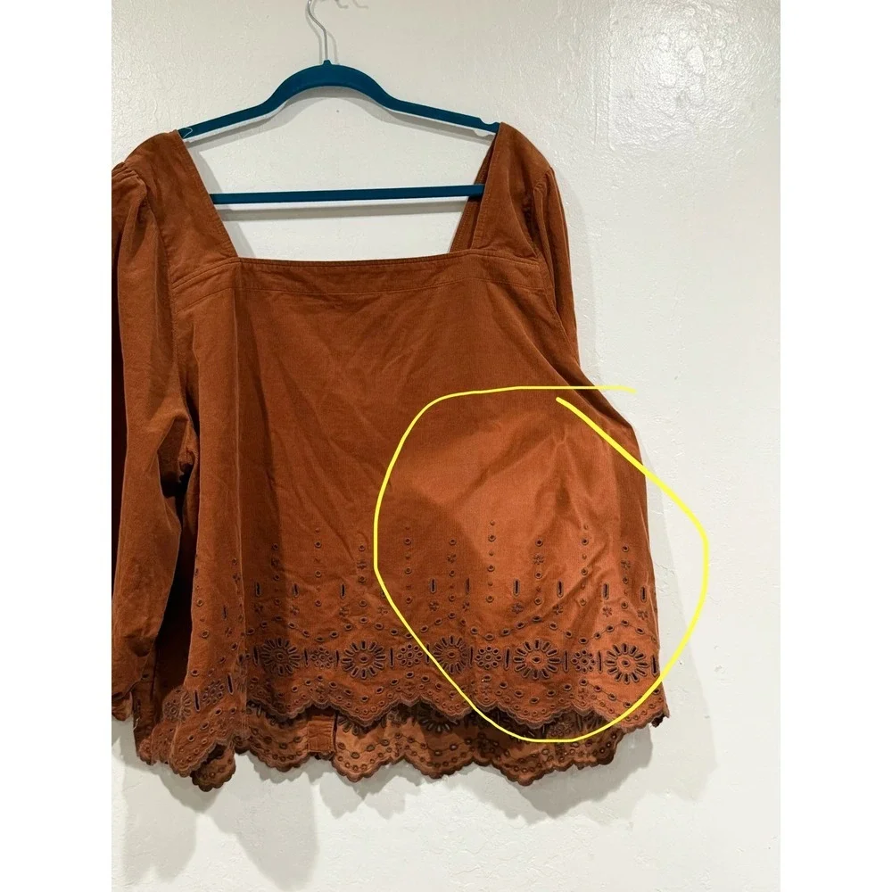 Madewell corduroy top