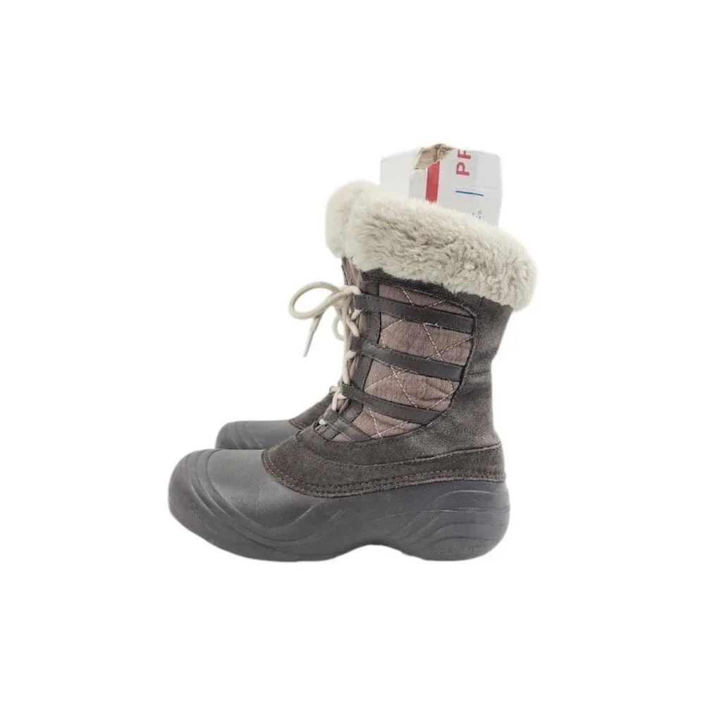 Columbia Women's Brown Sierra‎ Summette BL1519-205 Leather Ankle Snow Boot Sz 8