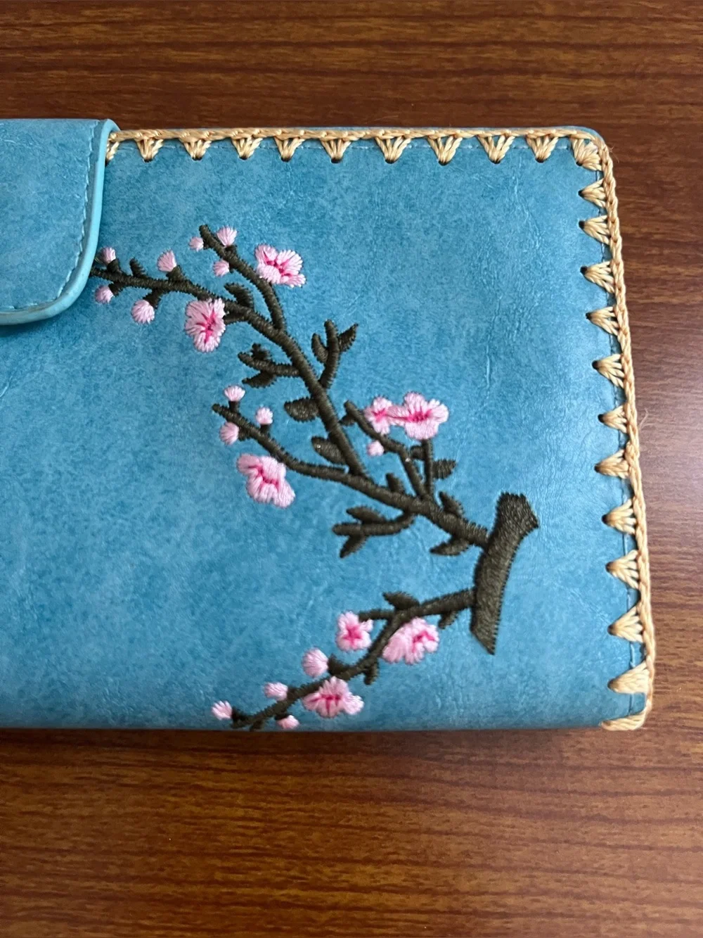 None sakura embroidered