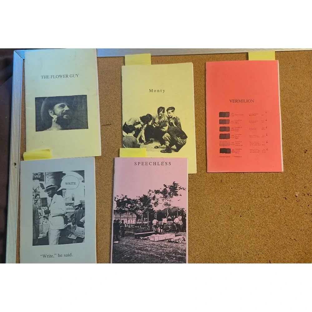 Lot of 5 Vintage 1995 Mankato State University Creative‎ Writing Zines Poetry