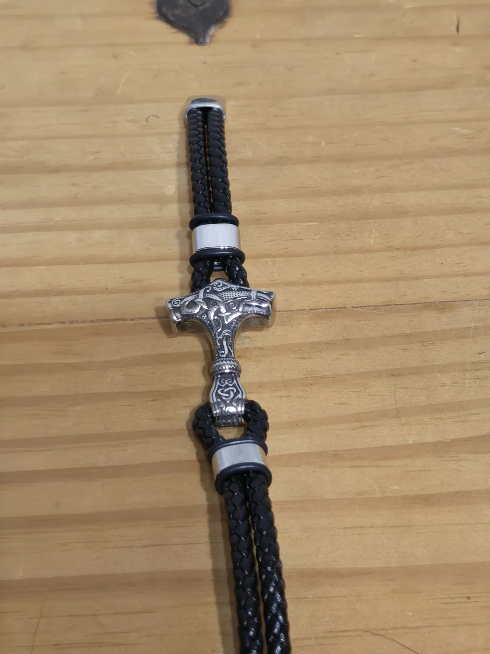 N/A leather braided