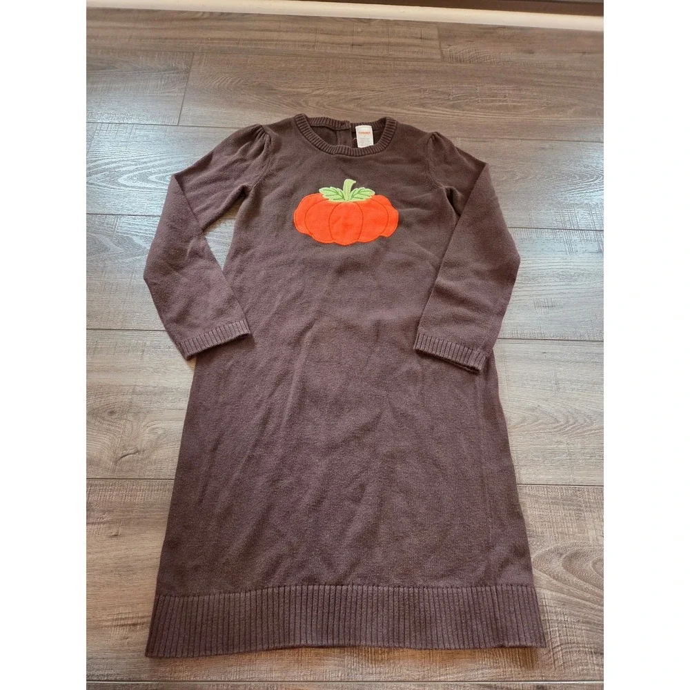Gymboree girls‎ dress/leggings pumpkin lot size 7