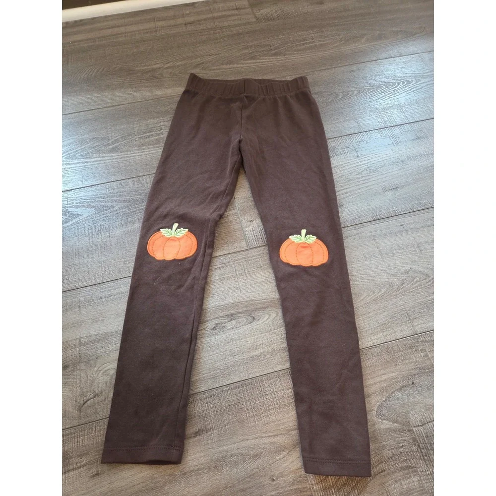 Gymboree girls‎ dress/leggings pumpkin lot size 7