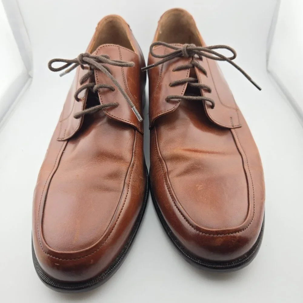 Dockers Men's Brown Leather Oxford Dress Shoes Size 13