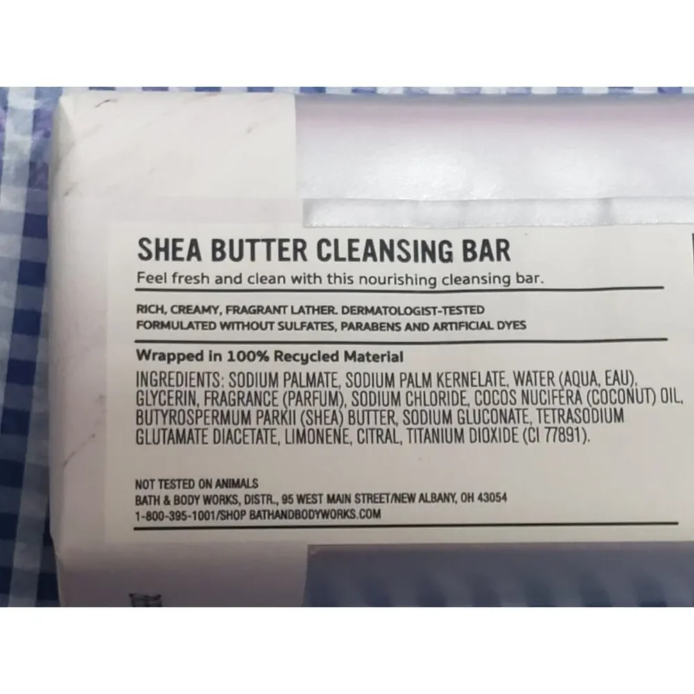 BBW Clean Horizon Men's Collection Shea Butter Cleansing Bar Soap Set of 2