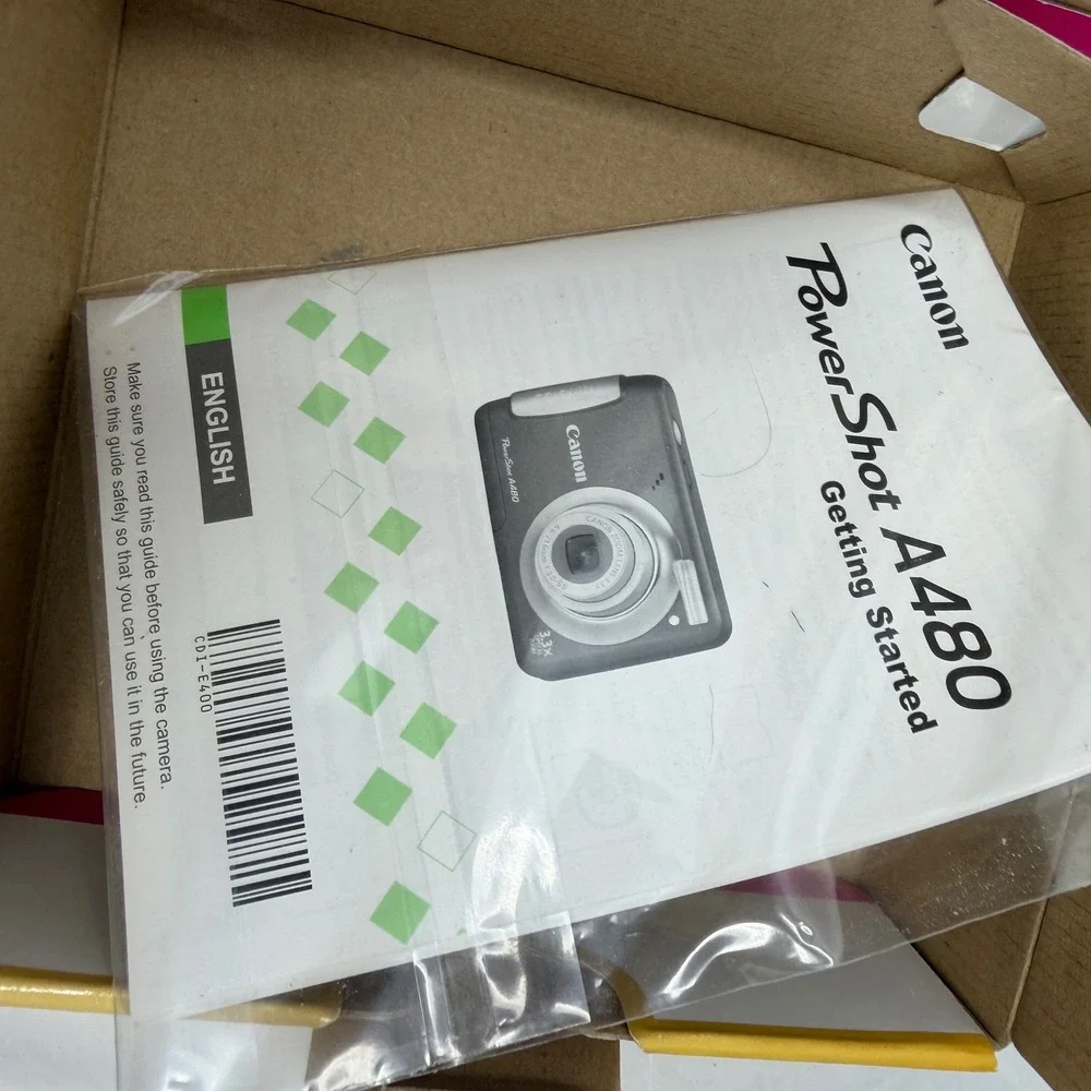Canon PowerShot A480 10.0MP Digital Camera Blue 3.3x Optical Zoom PC1351 Boxed