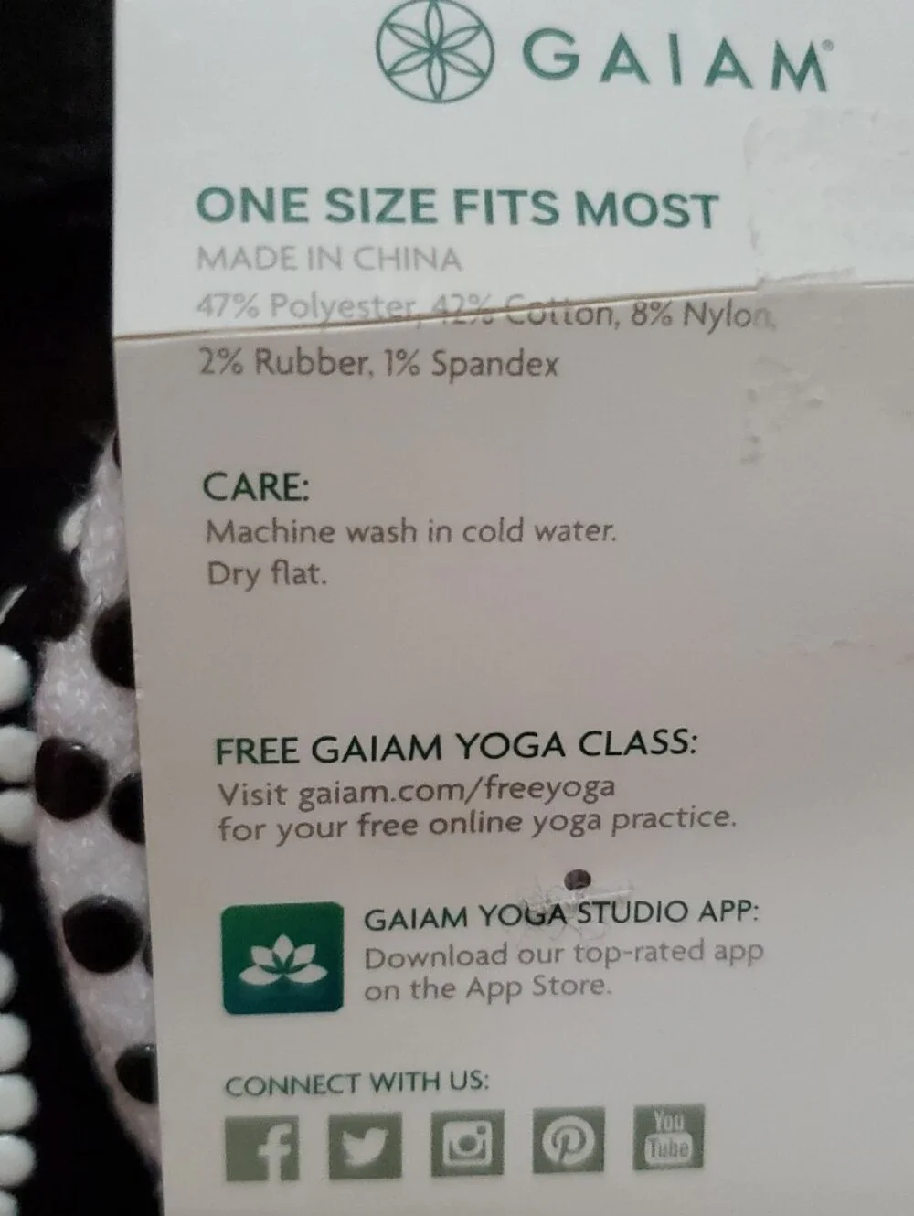 GAIAM brand fit