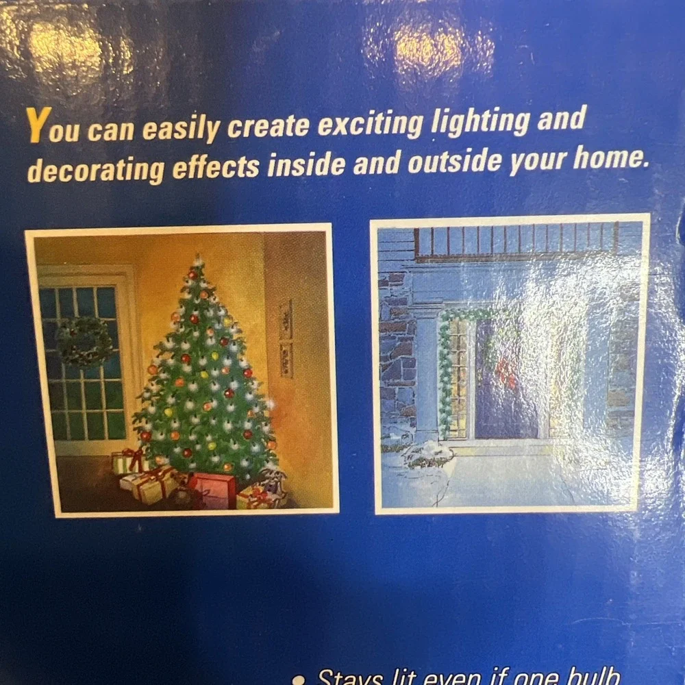 GE String-A-Long Mini-Lights rare hard