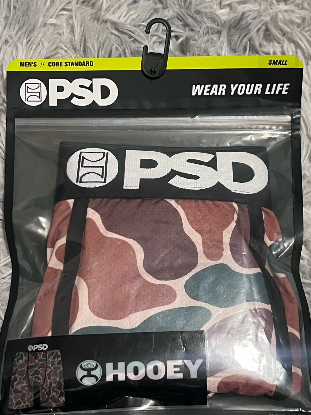 PSD Men’s Camo Boxer Briefs in Brown and Green